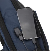 Plm Livorno-Usb 17 Lacivert  Notebook Sırt Çantası - 2