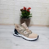 M.P. 1642 Bej Renk Memoryfoam Kaydırmaz Rahat Spor Ayakkabı - 9
