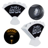 Ayt Powermaster Duvar Aplik Maşallah Arapça Dekorlu Gece Lambası Dekoratif Aplik Led Aydınlatma 160x175x42 mm - 1