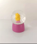 Kar Küresi Prenses Kraliçesi Işıklı Kar Küresi Ev Ofis Dekor Biblo Obje 9 cm - 5