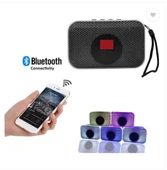Yeni Nesil RGB Aydınlatmalı Bluetooth Hoparlör Ve Telefon Tutacağı SD KART, USB AUX girişli - 1