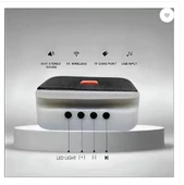 Yeni Nesil RGB Aydınlatmalı Bluetooth Hoparlör Ve Telefon Tutacağı SD KART, USB AUX girişli - 5