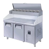 Iceinox Make Up Buzdolabı Mermerli 330 Lt - 1