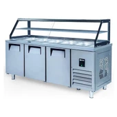 Iceinox Servis Buzdolabı 515 Lt 3 Kapılı Camlı - 2
