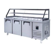 Iceinox Servis Buzdolabı 515 Lt 3 Kapılı Camlı - 1