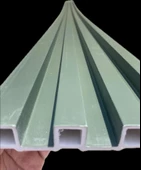 Renkli Duvarlar 16x290cm 1 Adet ATC Ördek Başı Yeşil Prefabrik Ofis Konut Dekoratif PVC Kaplama Lambiri Duvar Paneli - 2