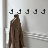 Hitit Askı Askılık Metal Füme Vestiyer Duvar Askısı Dolap Elbise Askılığı - 4