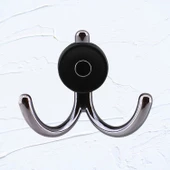 Hitit Askı Askılık Metal Füme Vestiyer Duvar Askısı Dolap Elbise Askılığı - 7