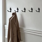 Hitit Askı Askılık Metal Siyah Vestiyer Duvar Askısı Dolap Elbise Askılığı thumbnail 3