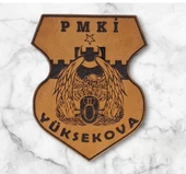 METİ PMKİ YÜKSEKOVA  Deri PEÇ - Arma - Leather Patch thumbnail 3