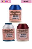 3 Adet Altınbaşak Oya ve Dantel İpi 20 gr - Royaleks - No: K.BEYAZ - 027 - 335 - 1