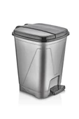 1 No Kare Pedallı Çöp Kovası - 5 Lt Royaleks-MRD121 - 1