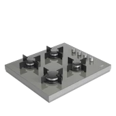 Beko BSTOC 828 G Gri Cam Set Üstü Ocak - 2