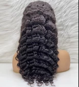 Gerçek Front Lace Tül Peruk - Yoğun Dalgalı - Doğal 65-70cm - 4
