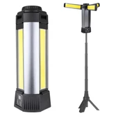 Powermaster Çalışma Lambası 35 Watt 3 Kanatlı Ayaklı Kamp Lambası Işıldak Aydınlatma Askılı thumbnail 1