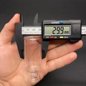 30 Ml Kısa Şeffaf Şişe Cam Damlalıklı  , Gümüş Metal Kapaklı , 30 Cc Cam Damlalıklı PE Şişe x 10 Adet thumbnail 4