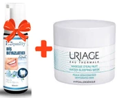E2'quality Diş Beyazlatıcı Köpük + Uriage Eau Thermale Water Sleeping Mask 50 ML Gece Bakım Maskesi - 1