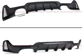 Bmw F32 arka tampon difüzörü 4 çıkış m-performance pianoblack 2012-2018 - 1