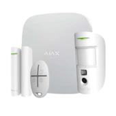 AJAX Hub kit/StarterKit Plus 25 Bölge GSM+GPRS Kablosuz Alarm Seti KeyPad YOK BEYAZ - 1