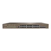 IP-COM 24port IP-G5328P-24-410W Gigabit 4-SFP 410W Full PoE Layer 3 Yönetilebilir Rack Mount Swıtch - 1