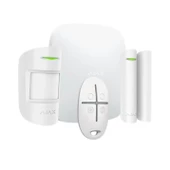AJAX Hub Kit / StarterKitHub 9bölgeli (Zon) GSM+GPRS Kablosuz Alarm Seti KeyPad YOK BEYAZ - 1