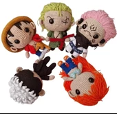 Anime Karakterler Takımı Amigurumi Organik Oyuncak - 2