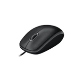 LOGITECH B100 NANO MOUSE KABLOLU SİYAH 910-003357 - 3