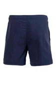 Lacivert Su İtici Özellikli Naylon Kumaş Düz Renk Basic Erkek Plaj Deniz Şort Mayo - 540-Lacivert thumbnail 2