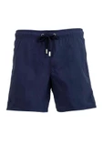 Lacivert Su İtici Özellikli Naylon Kumaş Düz Renk Basic Erkek Plaj Deniz Şort Mayo - 540-Lacivert thumbnail 1