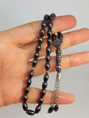Hematit Arpa Kesim Tesbih 5mm*8mm (45140) thumbnail 1