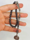 Hematit Küre Kesim Tesbih 6mm (45132) thumbnail 1