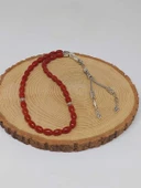 Akik Taşı Arpa Kesim Tesbih 6*9mm (49422) thumbnail 2