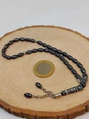 Hematit Arpa Kesim Tesbih 5mm*8mm (45140) thumbnail 2