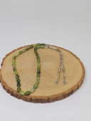 Yeşim Taşı Arpa Kesim Tesbih 6*9mm (49430) thumbnail 2