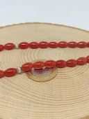 Akik Taşı Arpa Kesim Tesbih 6*9mm (49422) thumbnail 3