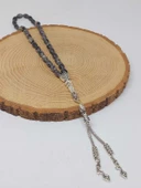 Spektrolit Taşı Arpa Kesim Tesbih 6*9mm (49428) thumbnail 4