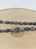 Spektrolit Taşı Arpa Kesim Tesbih 6*9mm (49428) thumbnail 3