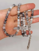 Rutil Kuvars Taşı 99luk Tesbih 6mm thumbnail 1