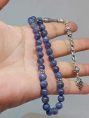 Tanzanit Taşı 33 lük Tesbih 7mm (Gümüş) (51294) thumbnail 1