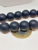 Onix (Oniks) Taşı 17lik Efe Tesbih Mat 12mm (51514) thumbnail 4