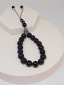 Oniks (Onix) Taşı Parlak 17lik Efe Tesbih 12mm (51532) - 2