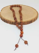 Rudraksha Tohum Düğümlü 33lük Tesbih  (51622) thumbnail 4