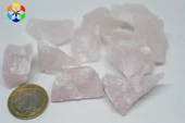Pembe Kuvars Taşı Ham Parçalar Orta Boy (28-32gr) thumbnail 1
