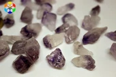 Ametist Taşı Ham Amorf Parçalar (2-4GRAM) thumbnail 2