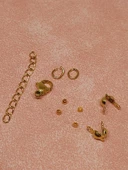 Çelik Gold Takı Kapama Klips Seti/10 adet (51280) thumbnail 2