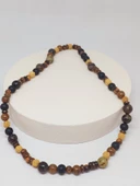 Ahşap Tasarım Unisex Otantik Kolye (51478) thumbnail 2