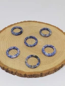 Sodalit Taşı Yüzük 6mm Kalınlığında (Standart Ölçü) (51496) - 2