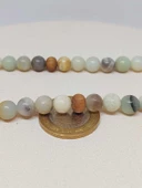 Amazonit Taşı 108'lik Tibet Stili El Yapımı Mala Kolye (51390) thumbnail 6
