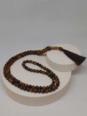 Kaplangözü Taşı108'lik Tibet Stili El Yapımı Mala Kolye (51394) - 7