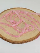 Bileklik Boy Pembe Kuvars Taşı 7x12mm Yarım Dizi (49944) (18CM UZUNLUĞUNDADIR) - 3